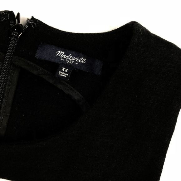 Madewell Women's Striped Sleeveless Dress XS Black & White - Picture 4 of 4